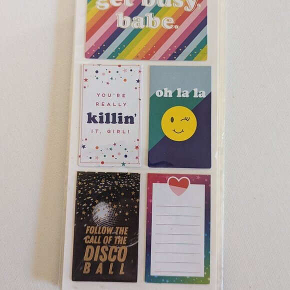 NWT Happy Planner 24pc Planner Babe Journaling Flip Stickers Write Inspo NEW HTF - Picture 2 of 9